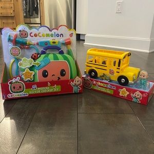 🔥 cocomelon bus and dr checkup set 🔥